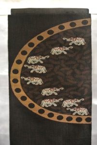 帯_こげ茶象_価格￥96,000